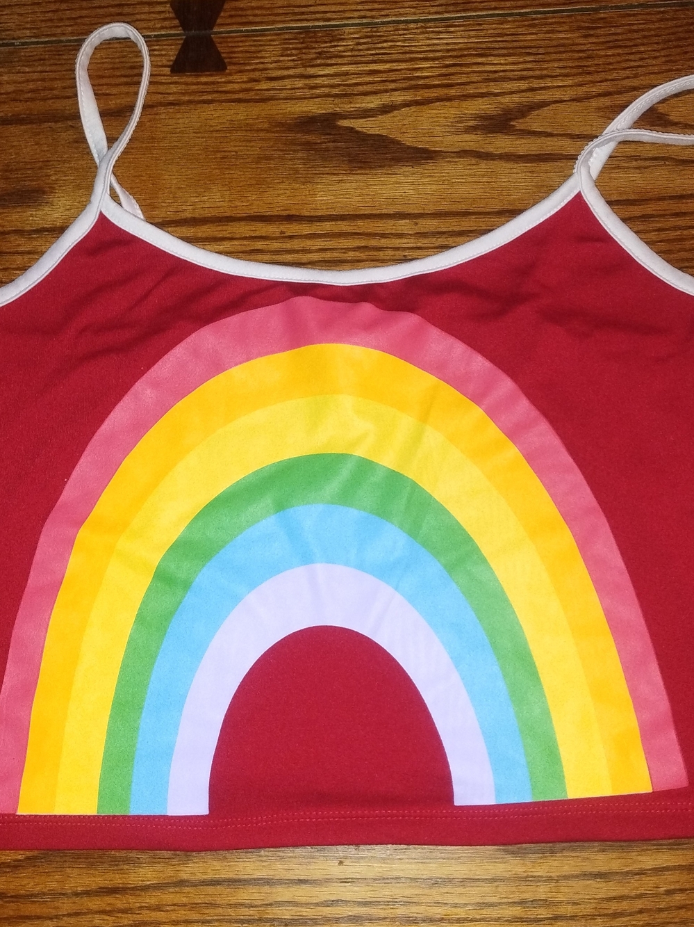 Rainbow Crop Tank Top